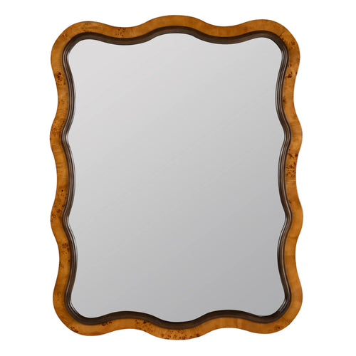28x36" Natural Wood Wall Mirror