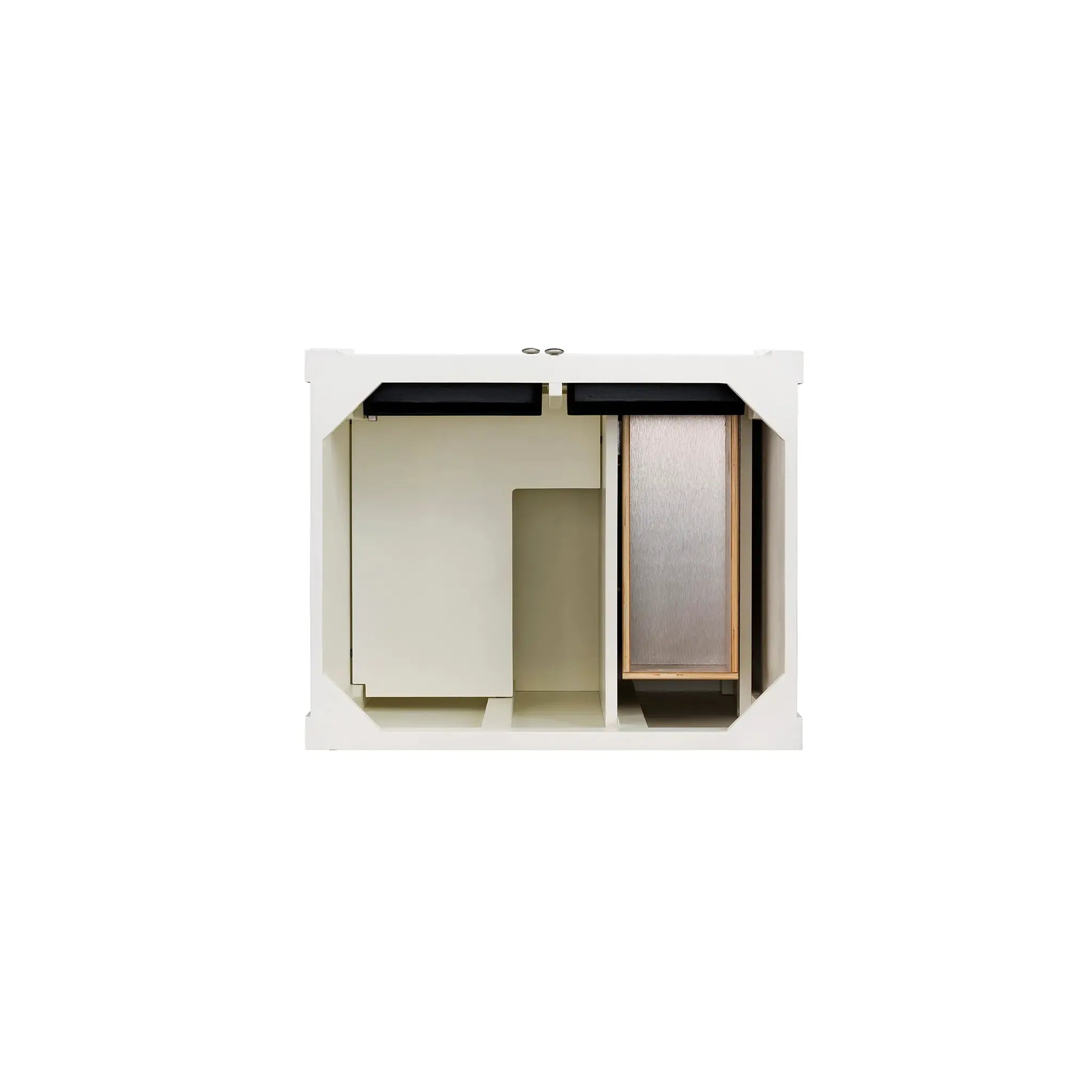 30" Brittany Single Vanity in Bright White-Cabinet Only-Not Available image 1
