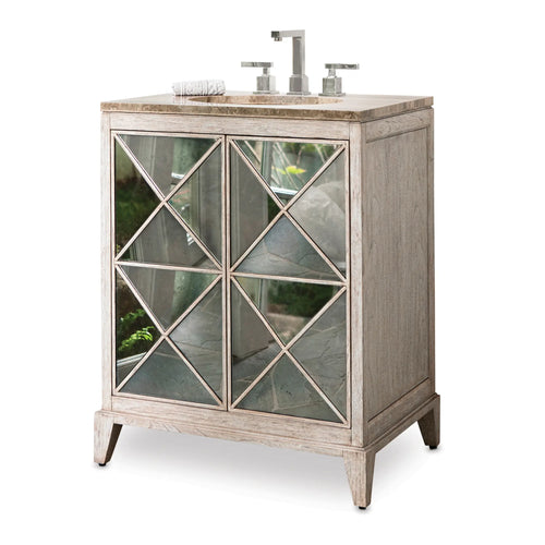 30" Escher Sink Chest - Antique White by Ambella Home