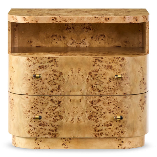 30" Rochester Nightstand - Clear Coat by Ambella Home