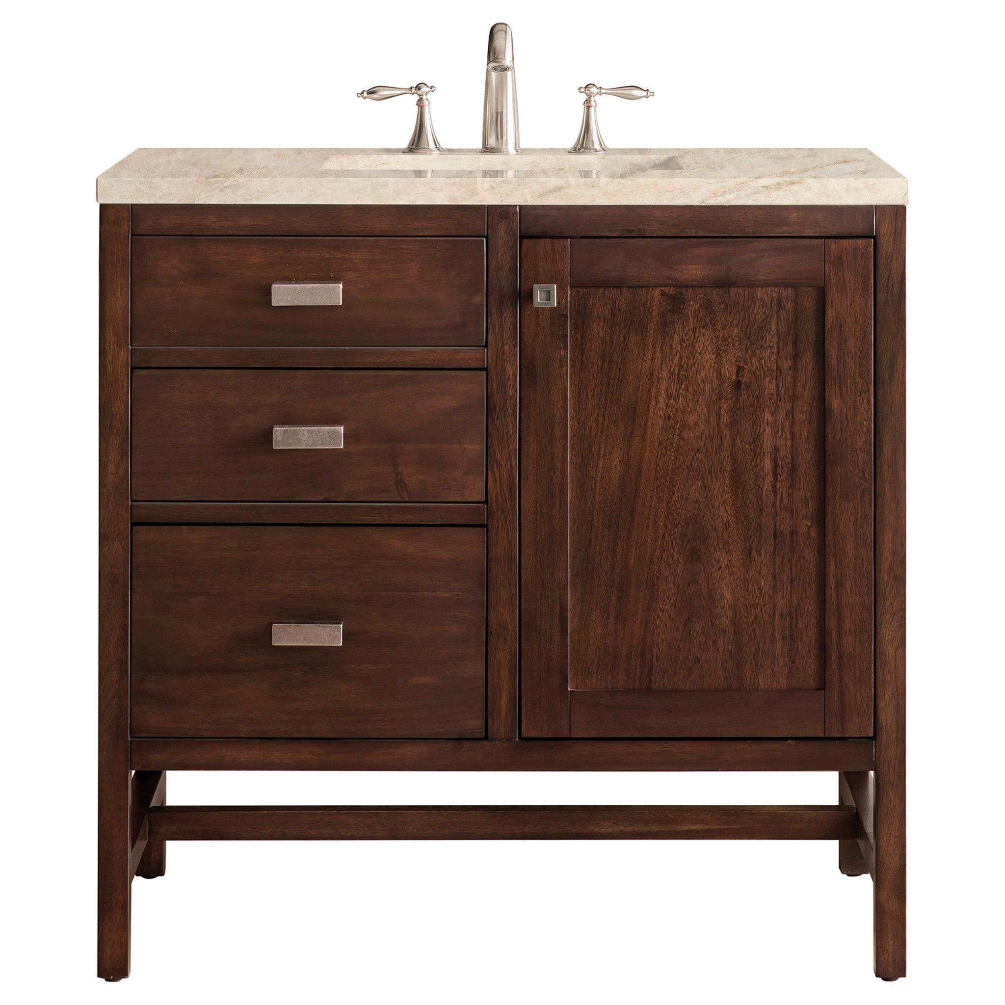 36-addison-single-vanity-cabinet-in-mid-century-acacia-by-james-martin-vanities-e444-v36-mca-tajnar-eclos-zero-silica image