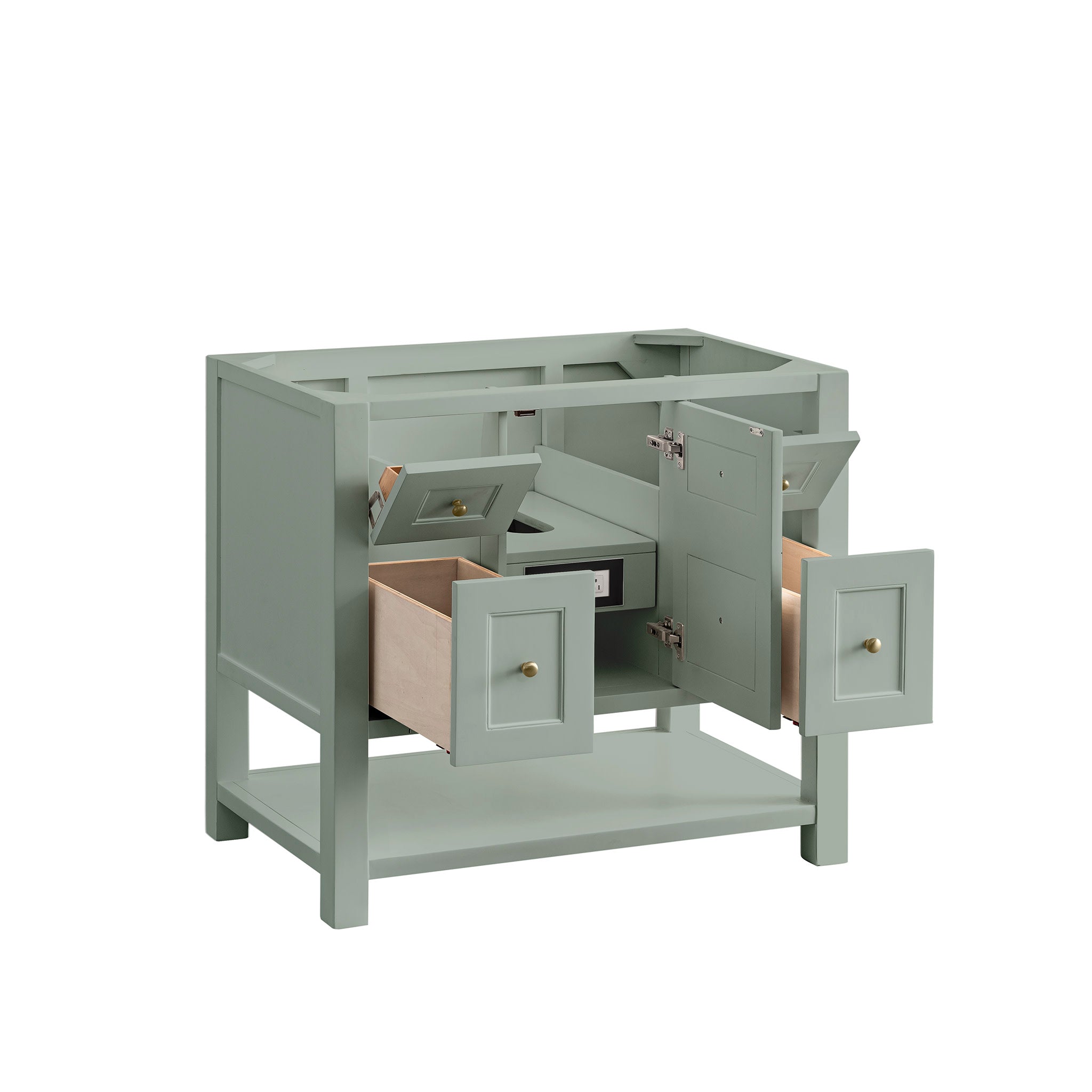 36-breckenridge-single-vanity-in-smokey-celadon-by-james-martin-vanities-phantome-eclos-zero-silica image 1