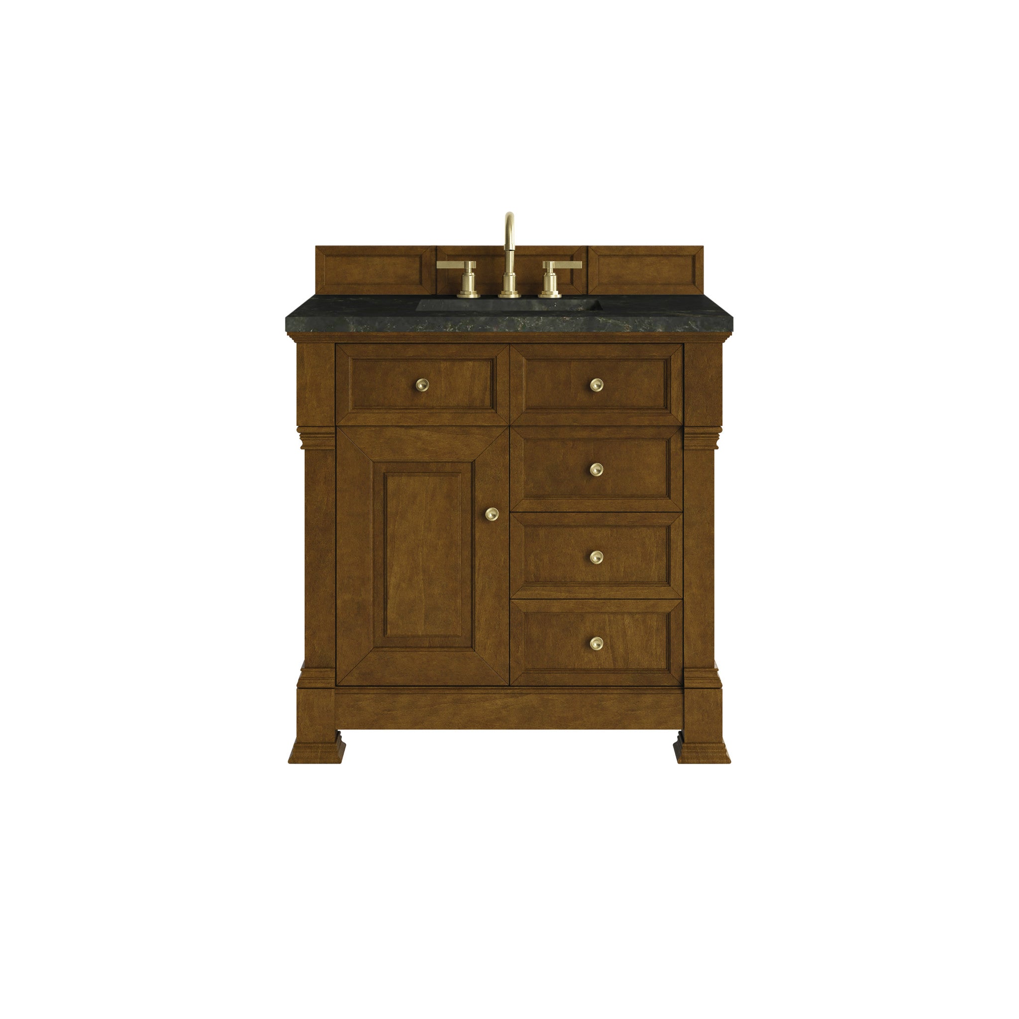 36-brookfield-single-vanity-in-honey-oak-by-james-martin-vanities-phantome-eclos-zero-silica image