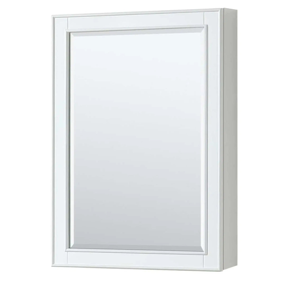 36" Deborah Single Bathroom Vanity in White with Polished Chrome Trim & Medicine Cabinet by Wyndham