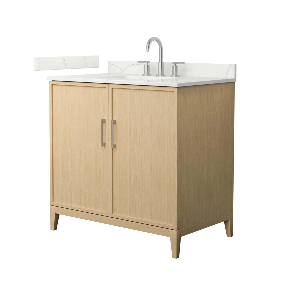 36-elan-single-bathroom-vanity-in-white-oak-with-brushed-nickel-trim-giotto-quartz-3-hole image 9