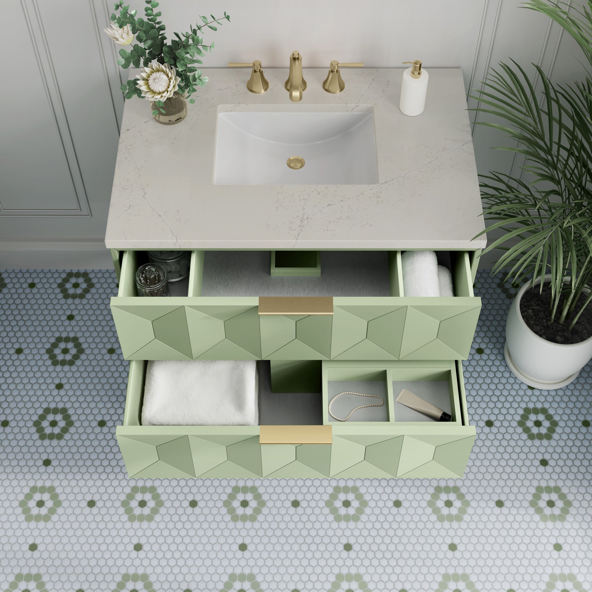 36-emmeline-single-vanity-in-pistachio-by-james-martin-vanities-siberian-silestone image 12