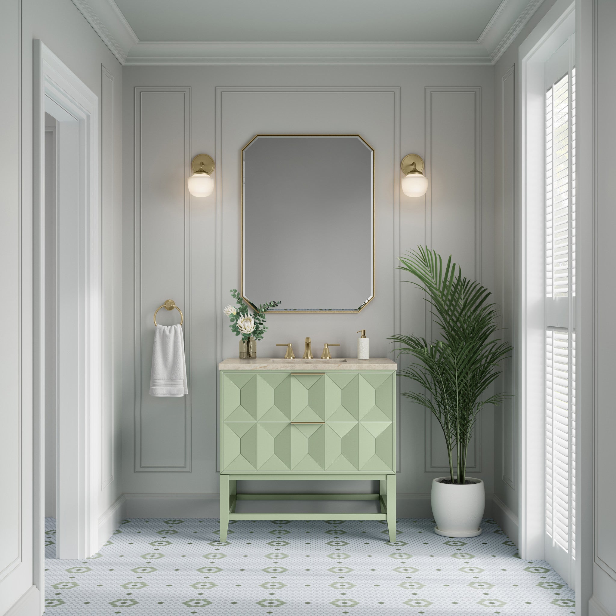 36-emmeline-single-vanity-in-pistachio-by-james-martin-vanities-tajnar-eclos-zero-silica image 10