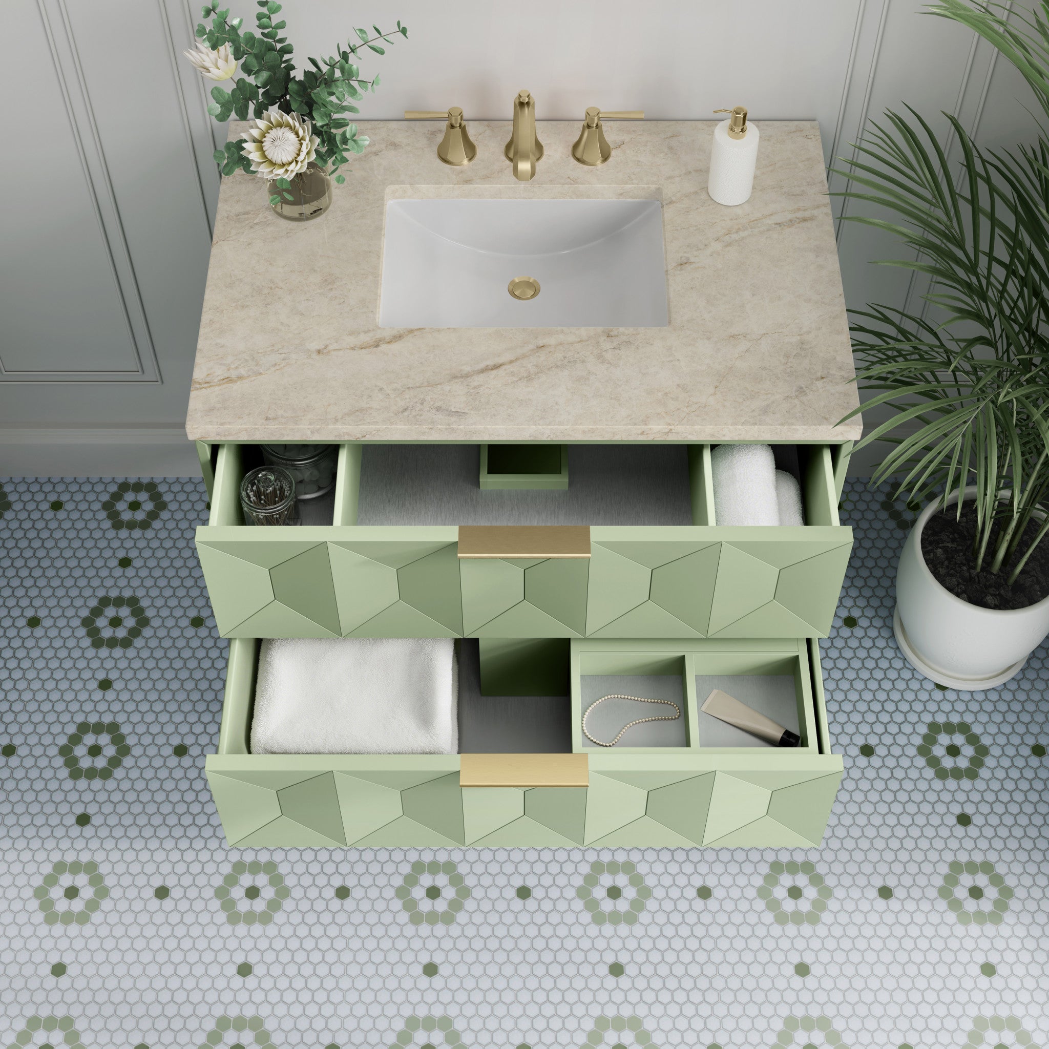 36-emmeline-single-vanity-in-pistachio-by-james-martin-vanities-tajnar-eclos-zero-silica image 12