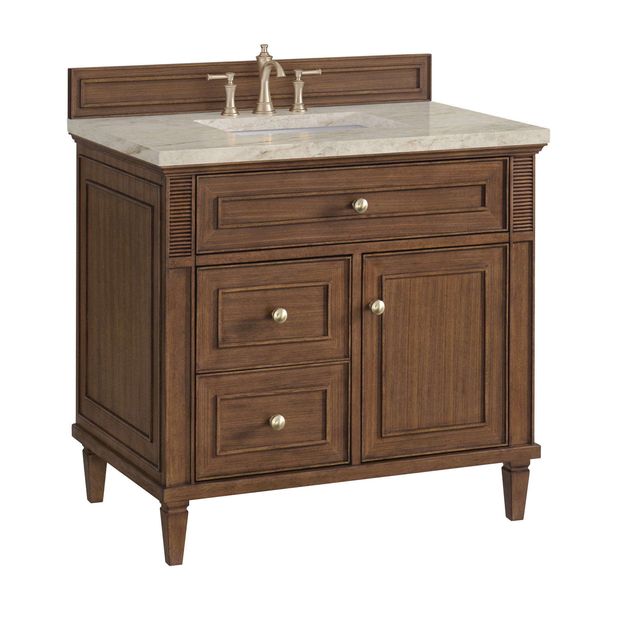 36-lorelai-single-vanity-in-mid-century-walnut-by-james-martin-vanities-tajnar-eclos-zero-silica image 5