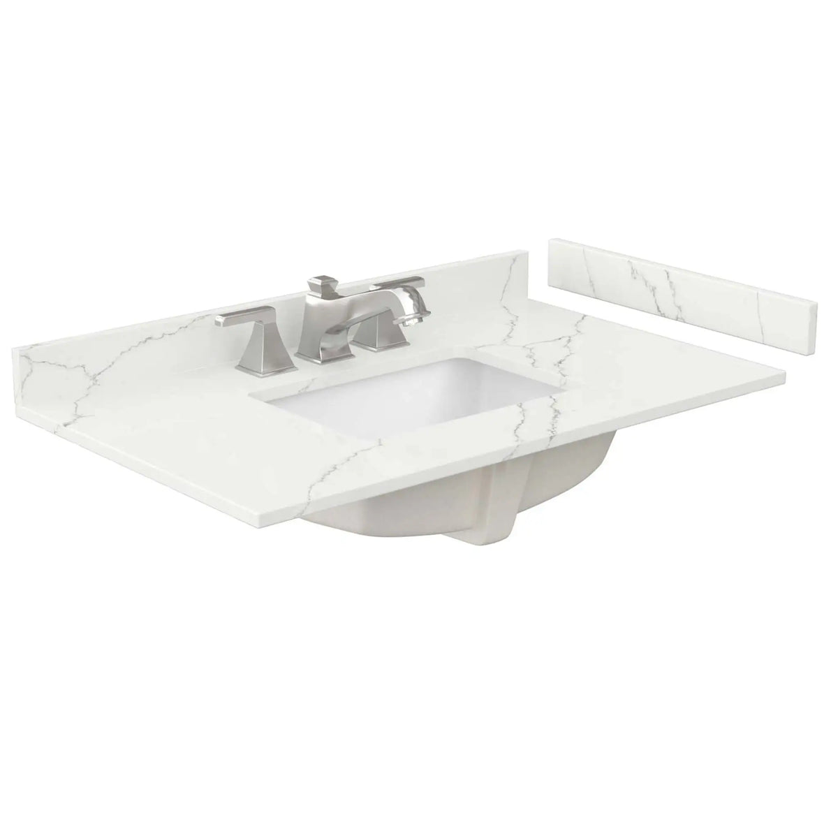 36" Miranda Single Bathroom Vanity in Dark Gray with Brushed Nickel Trim by Wyndham