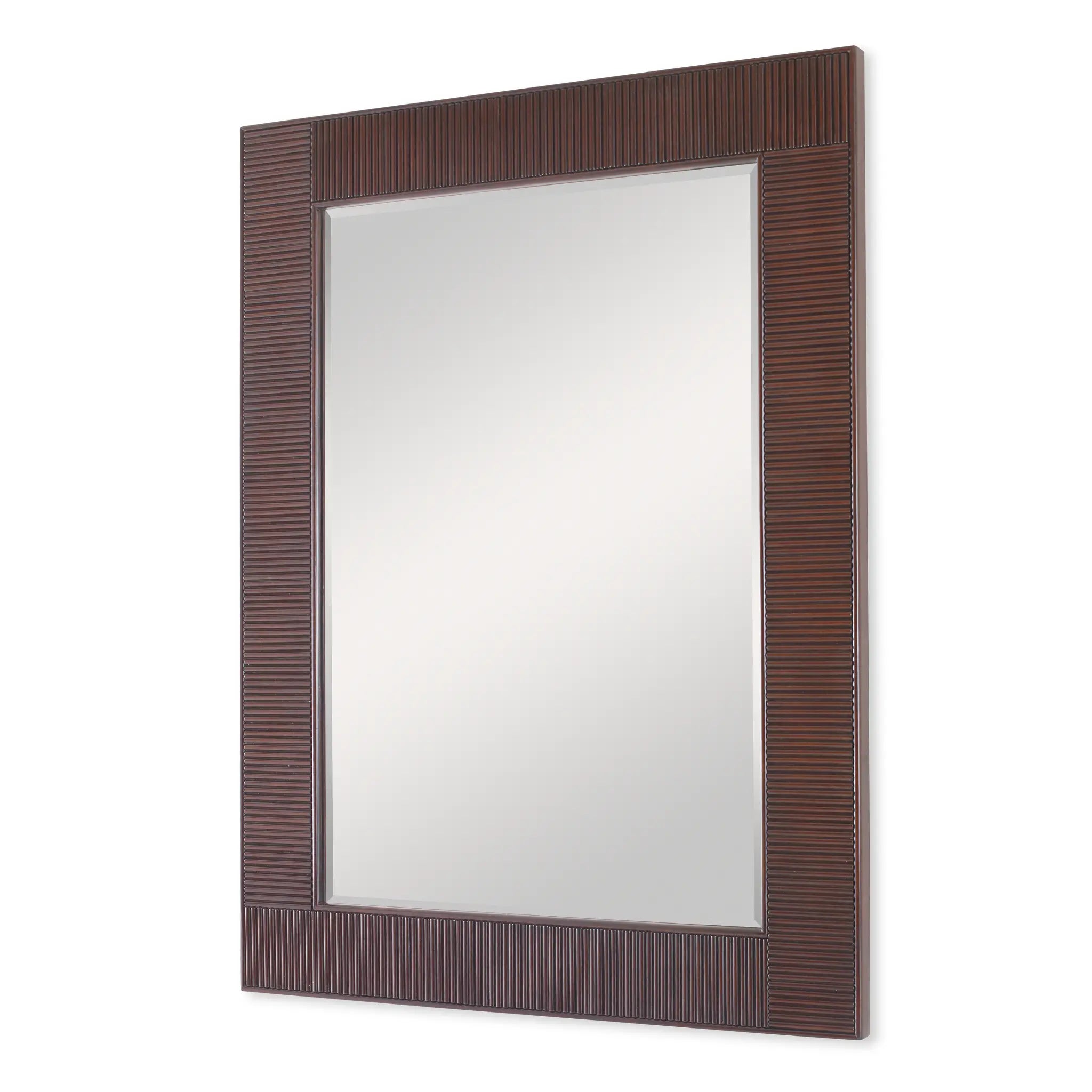 36" Reeded Mirror - Walnut by Ambella Home image 1