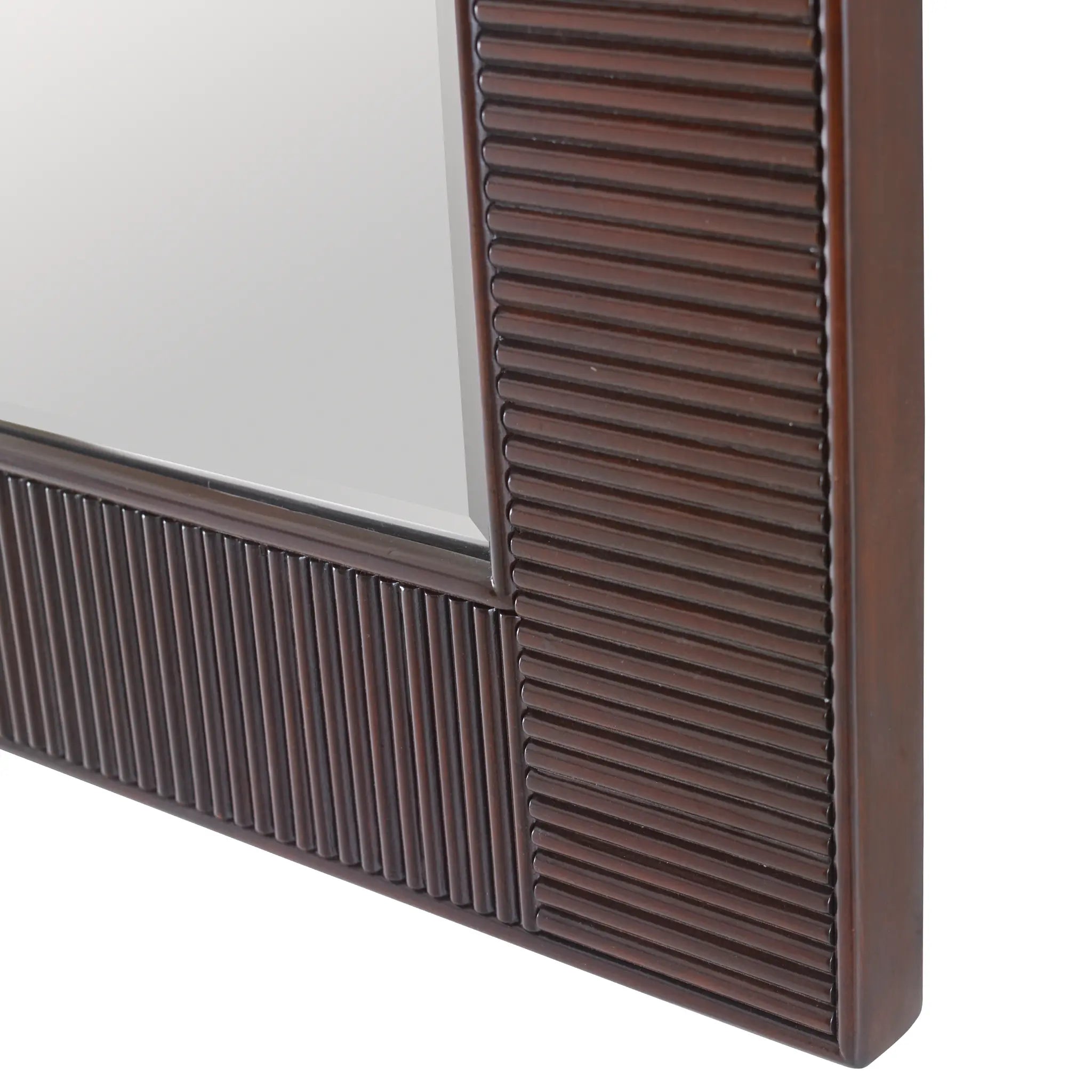 36" Reeded Mirror - Walnut by Ambella Home image 2