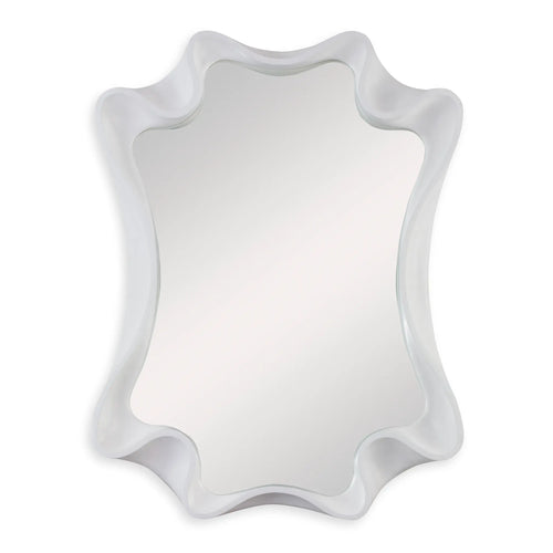 36" Scalloped Mirror - Bright White by Ambella Home