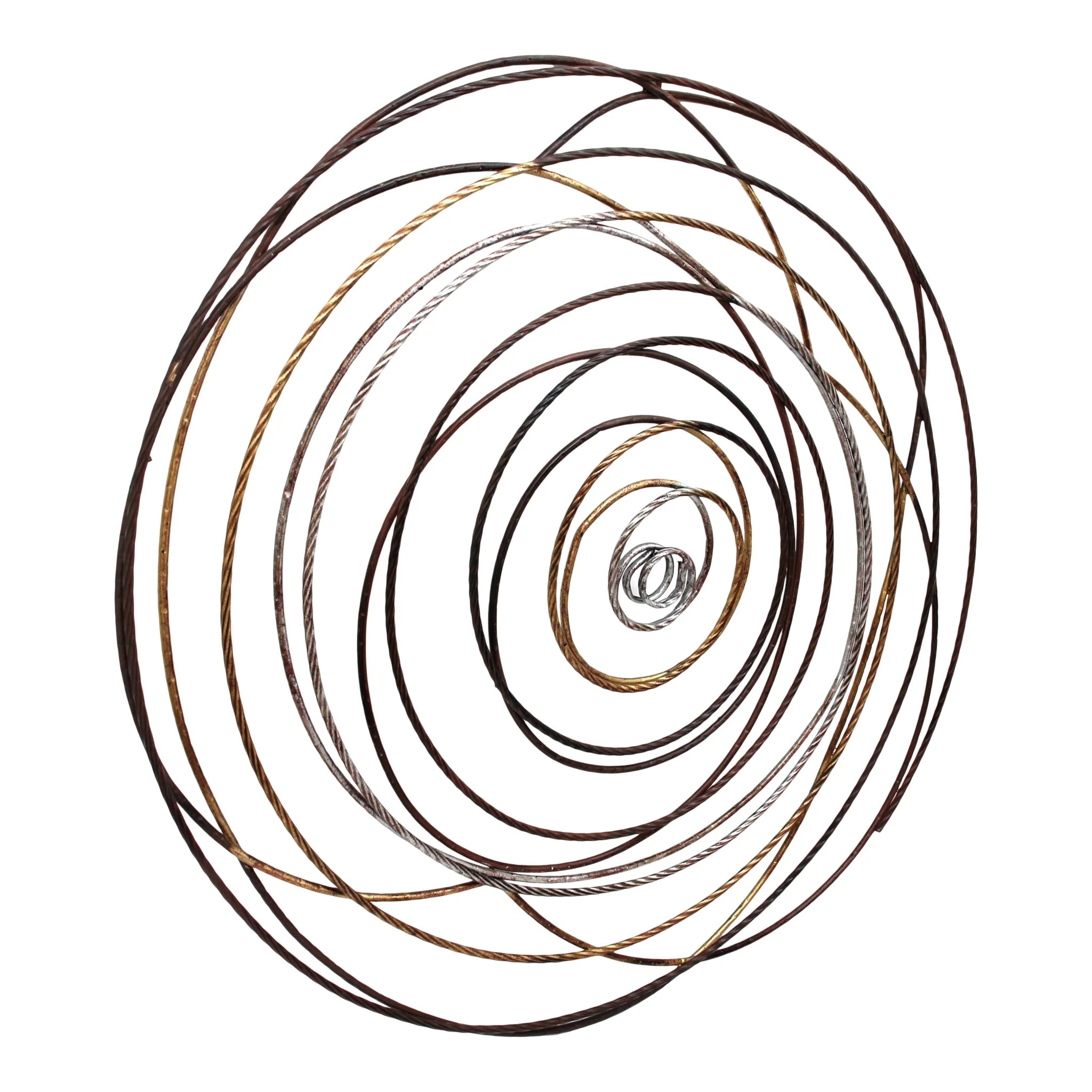 40" Round Iron Braided Wall Art (HW-1068-37) by Moe's Home Collection image 2
