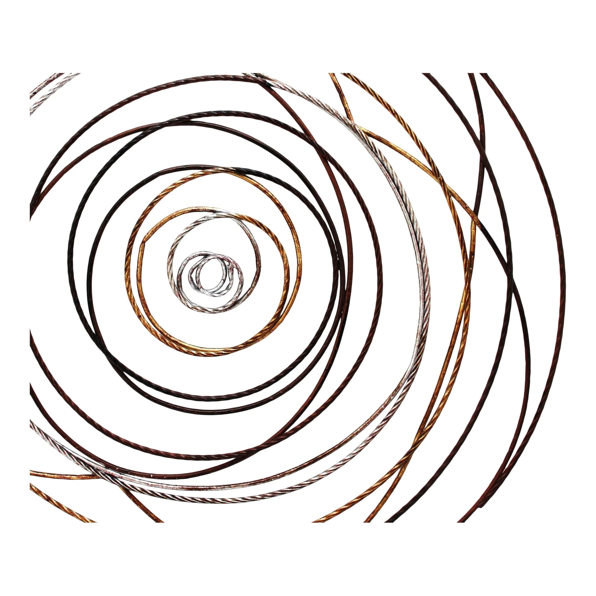 40" Round Iron Braided Wall Art (HW-1068-37) by Moe's Home Collection image 3