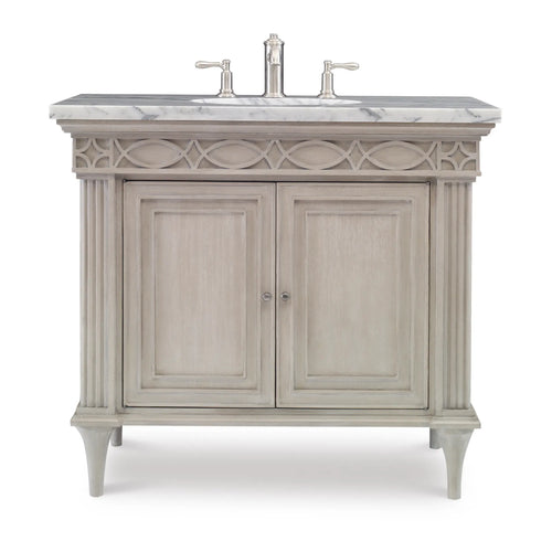 40" Seville Sink Chest - French White by Ambella Home