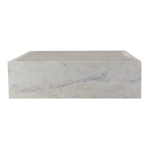 40" White Round Coffee Table (GZ-1134-18) by Moe's Home Collection