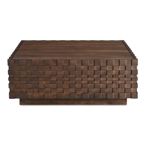 42" Brown Acacia Storage Coffee Table (BB-1018-03) by Moe's Home Collection