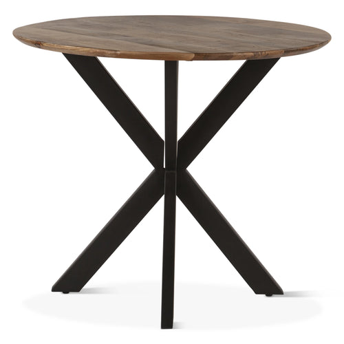 42" Natural Wood Round Counter Height Dining Table