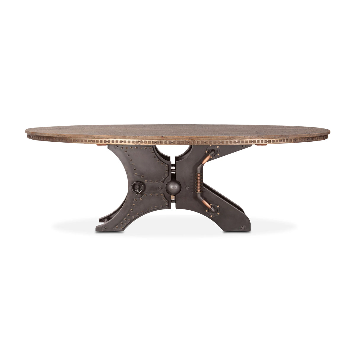 42" Reclaimed Wood Oval Dining Table (FEI-ODT94) By Home Trends Direct 