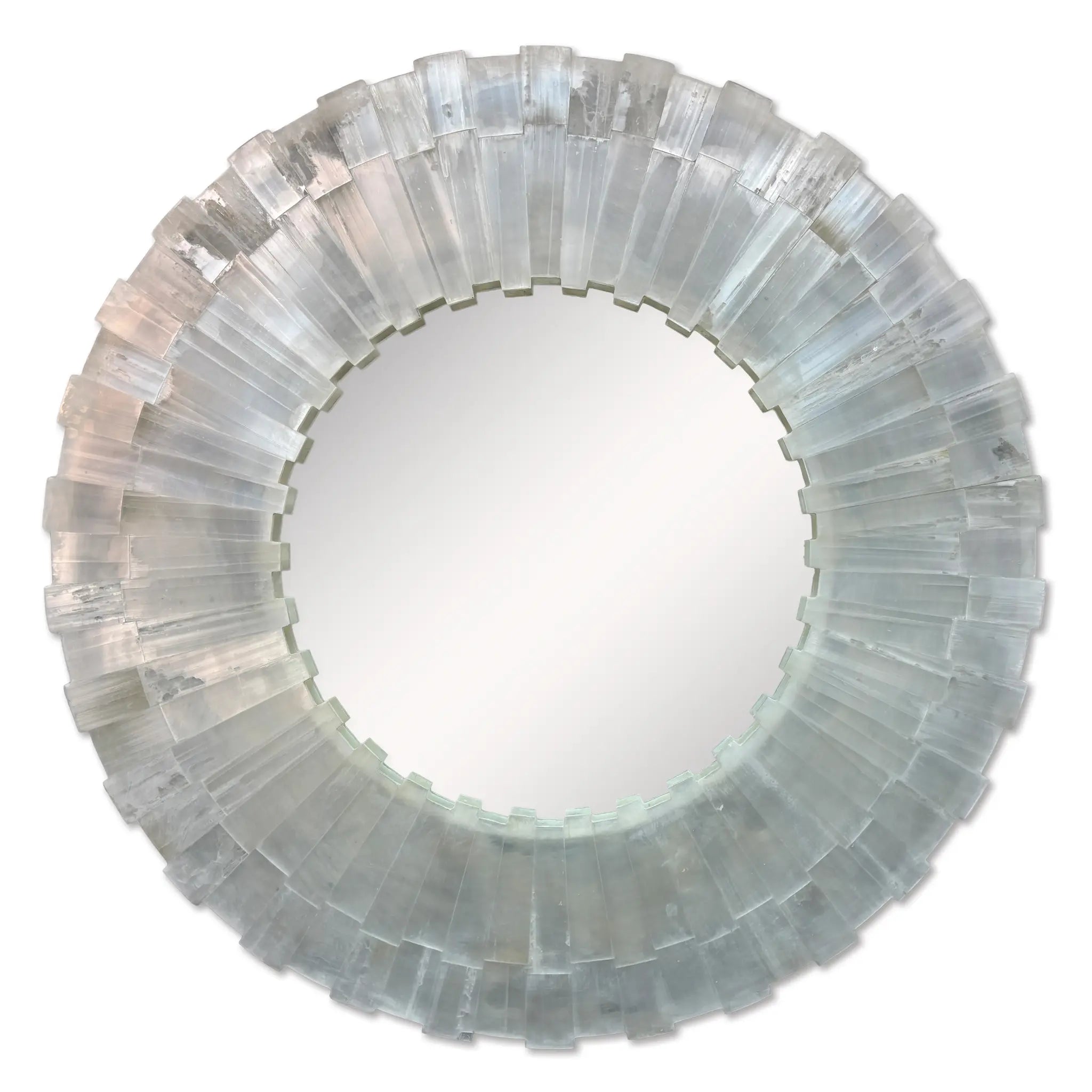 42" Selenite Round Mirror by Ambella Home image