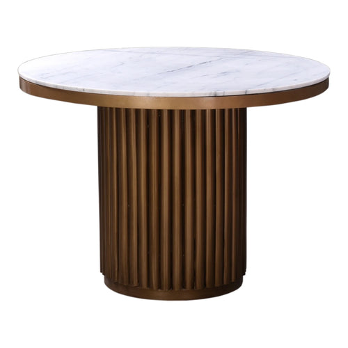 42" White Marble Dining Table (JD-1034-51-0) by Moe's Home Collection