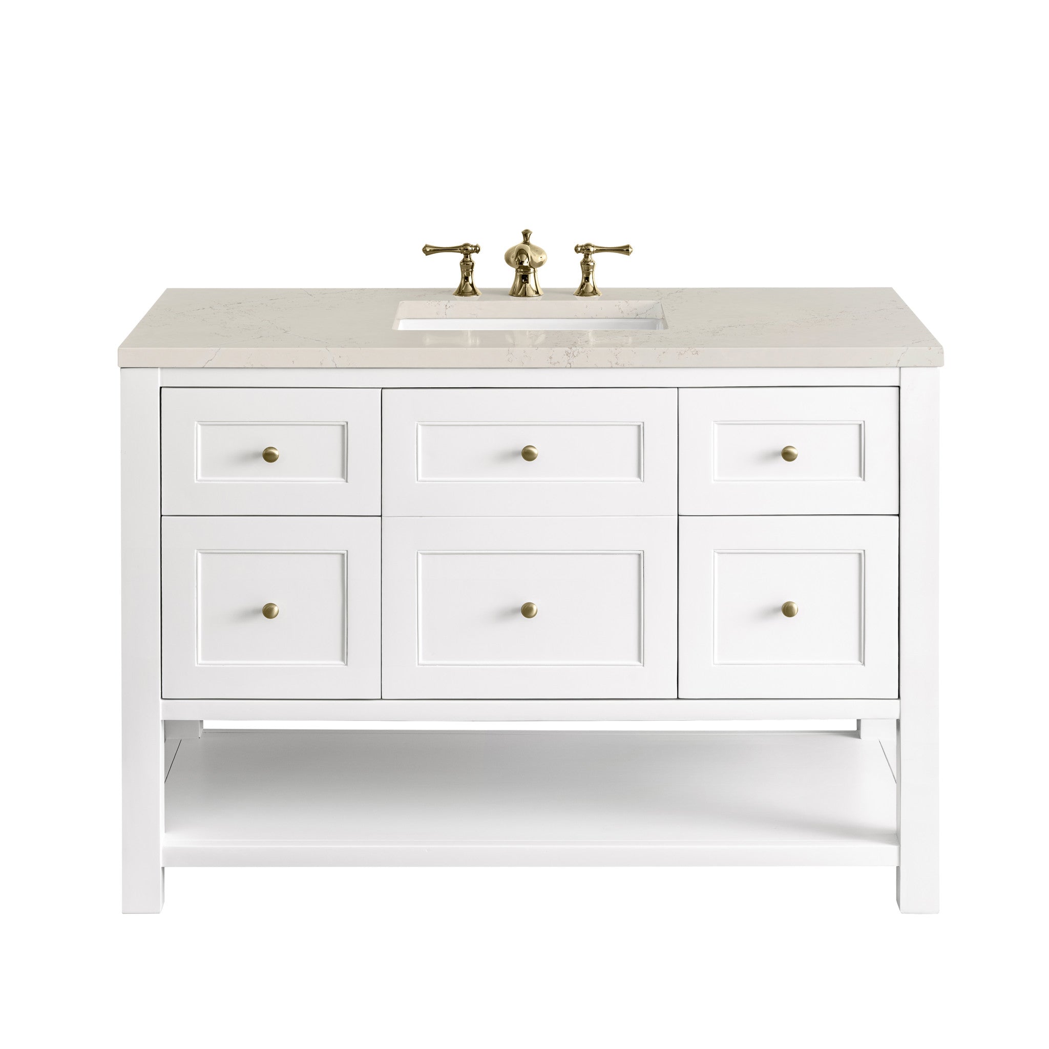 48-breckenridge-single-vanity-in-bright-white-by-james-martin-vanities-siberian-silestone image 1
