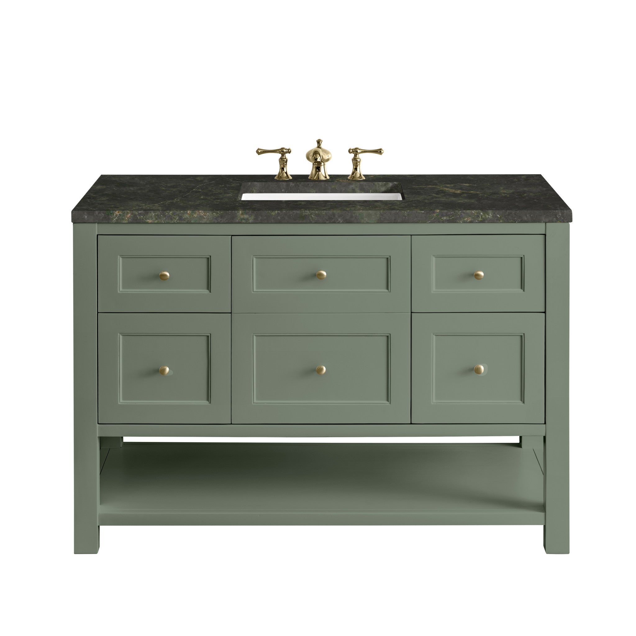 48-breckenridge-single-vanity-in-smokey-celadon-by-james-martin-vanities-phantome-eclos-zero-silica image