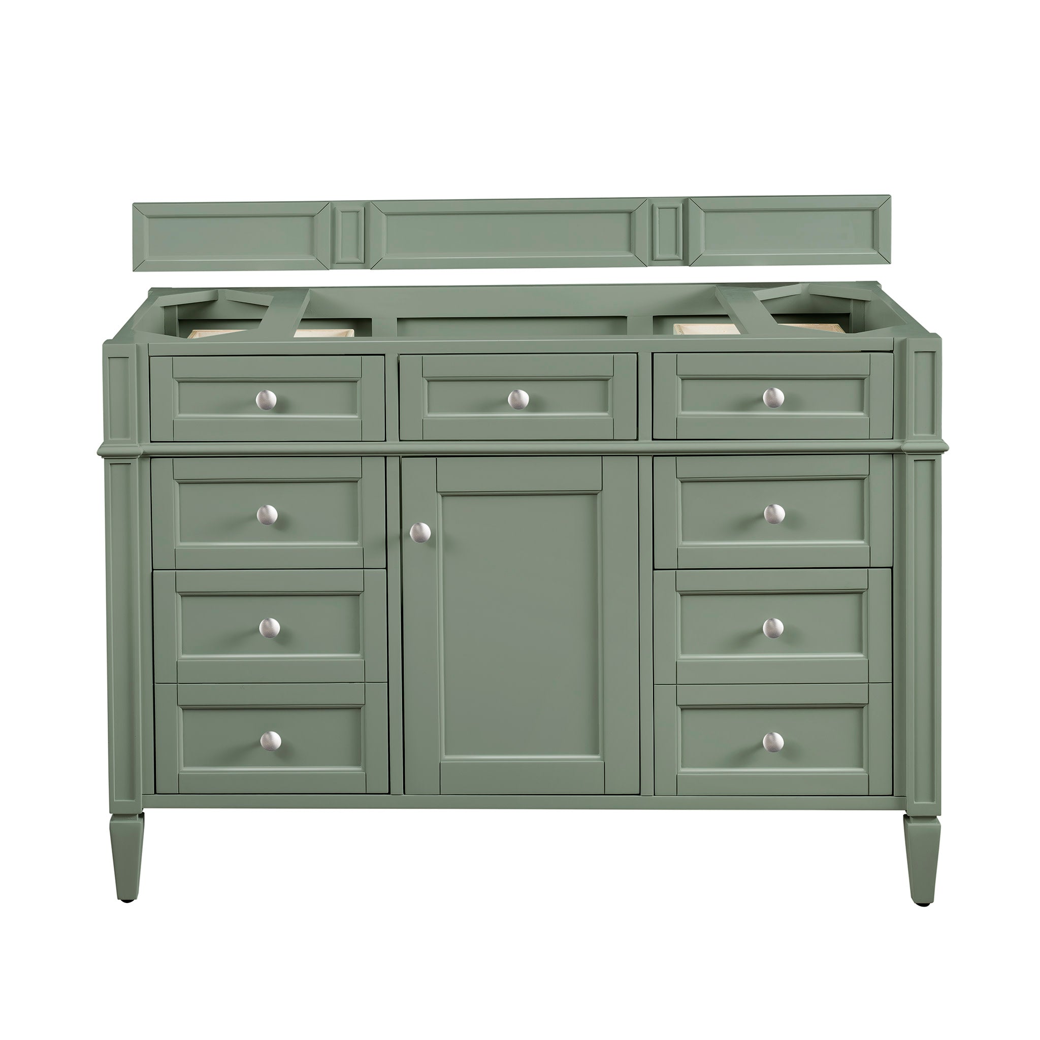 48-brittany-single-vanity-in-smokey-celadon-by-james-martin-vanities-phantome-eclos-zero-silica image 1
