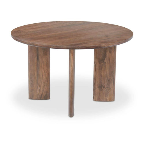 48" Brown Round Mango Wood Dining Table (DR-1332-20) by Moe's Home Collection
