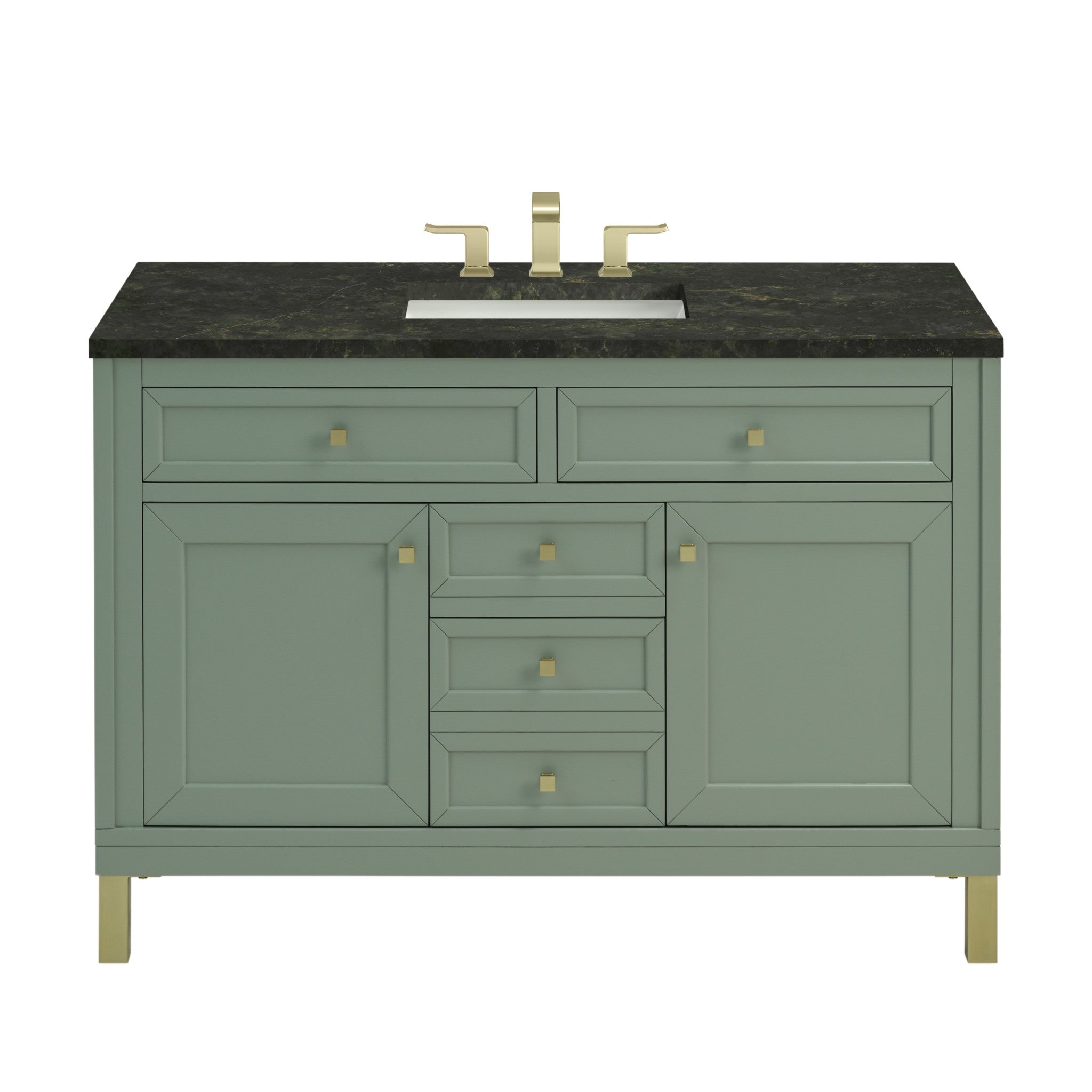 48-chicago-single-vanity-in-smokey-celadon-by-james-martin-vanities-phantome-eclos-zero-silica image 1