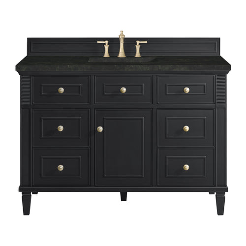 48" Lorelai Single Vanity in Black Onyx by James Martin Vanities