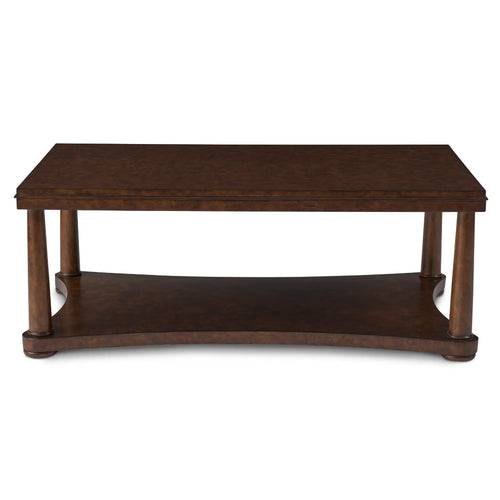 48" Vienna Cocktail Table - Rich Walnut Stain by Ambella Home