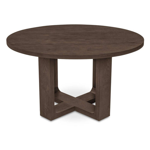 54" Brown Round Wood Dining Table (TL-1031-20-0) by Moe's Home Collection