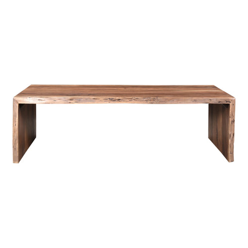 54" Natural Acacia Live Edge Coffee Table