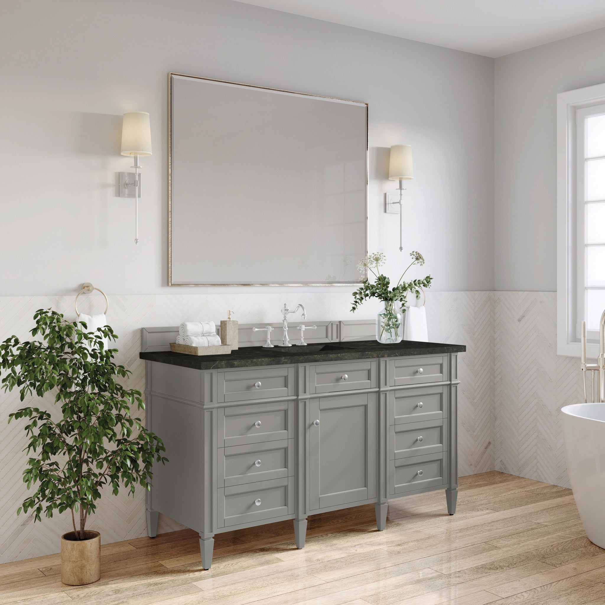 60-brittany-single-vanity-in-urban-gray-by-james-martin-vanities-phantome-eclos-zero-silica image 3