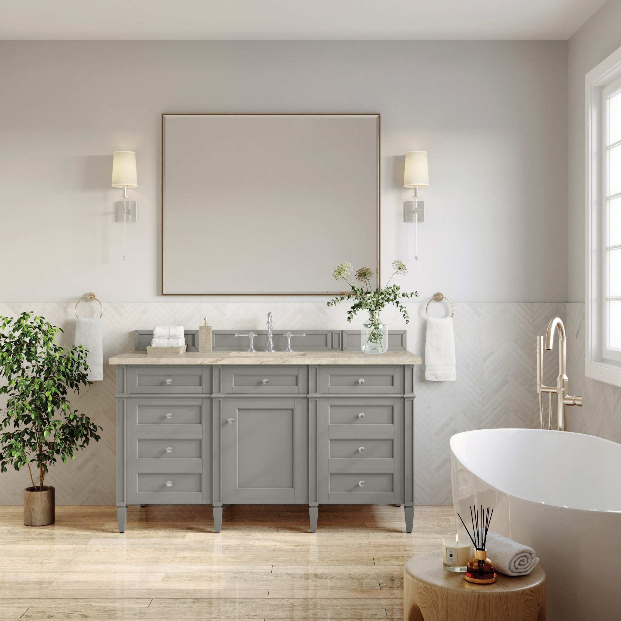 60-brittany-single-vanity-in-urban-gray-by-james-martin-vanities-tajnar-eclos-zero-silica image 2