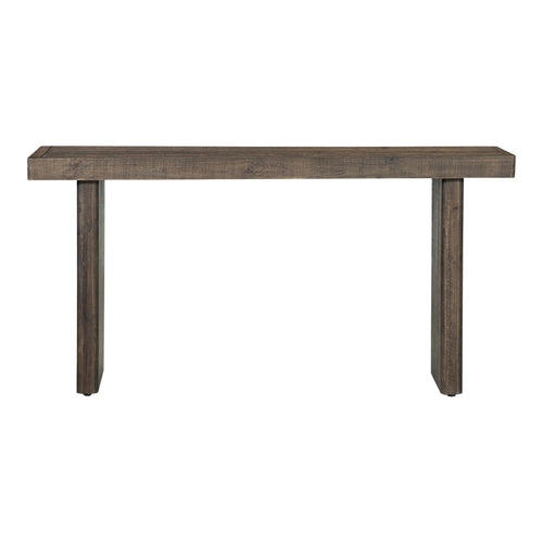 60" Brown Wood Console Table for Entryway
