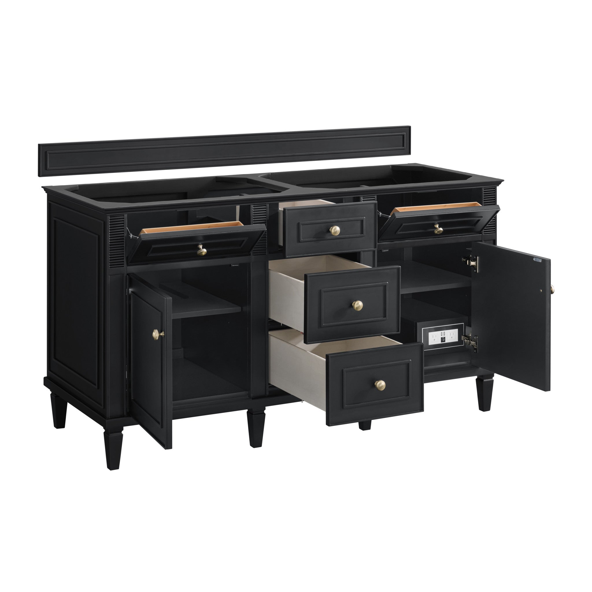 60-lorelai-double-vanity-in-black-onyx-w-freepower-wireless-charger-by-james-martin-vanities-tajnar-eclos-zero-silica image 1