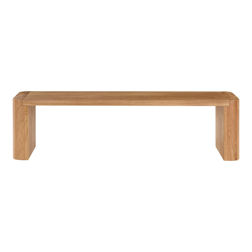 62" Natural Oak Dining Bench