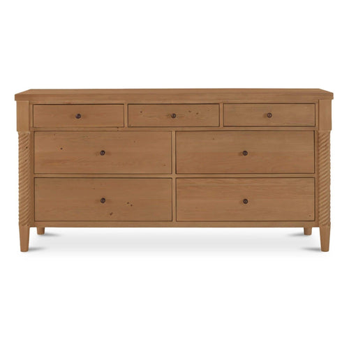 64" Natural Oak 7-Drawer Dresser (BB-1052-24) by Moe's Home Collection