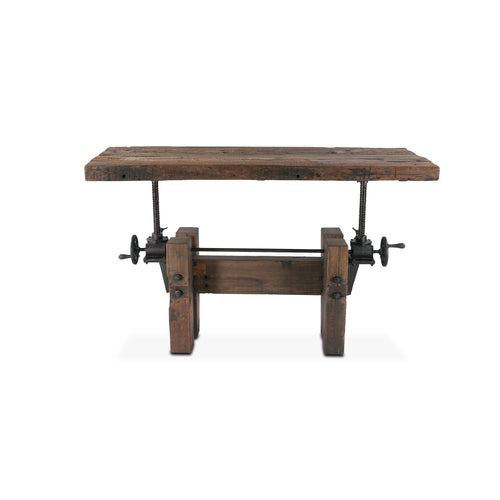 67" Reclaimed Wood Adjustable Desk (FEI-OD67) By Home Trends Direct
