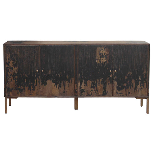 71" Distressed Mango Wood 4-Door Sideboard (PP-1003-02) by Moe's Home Collection