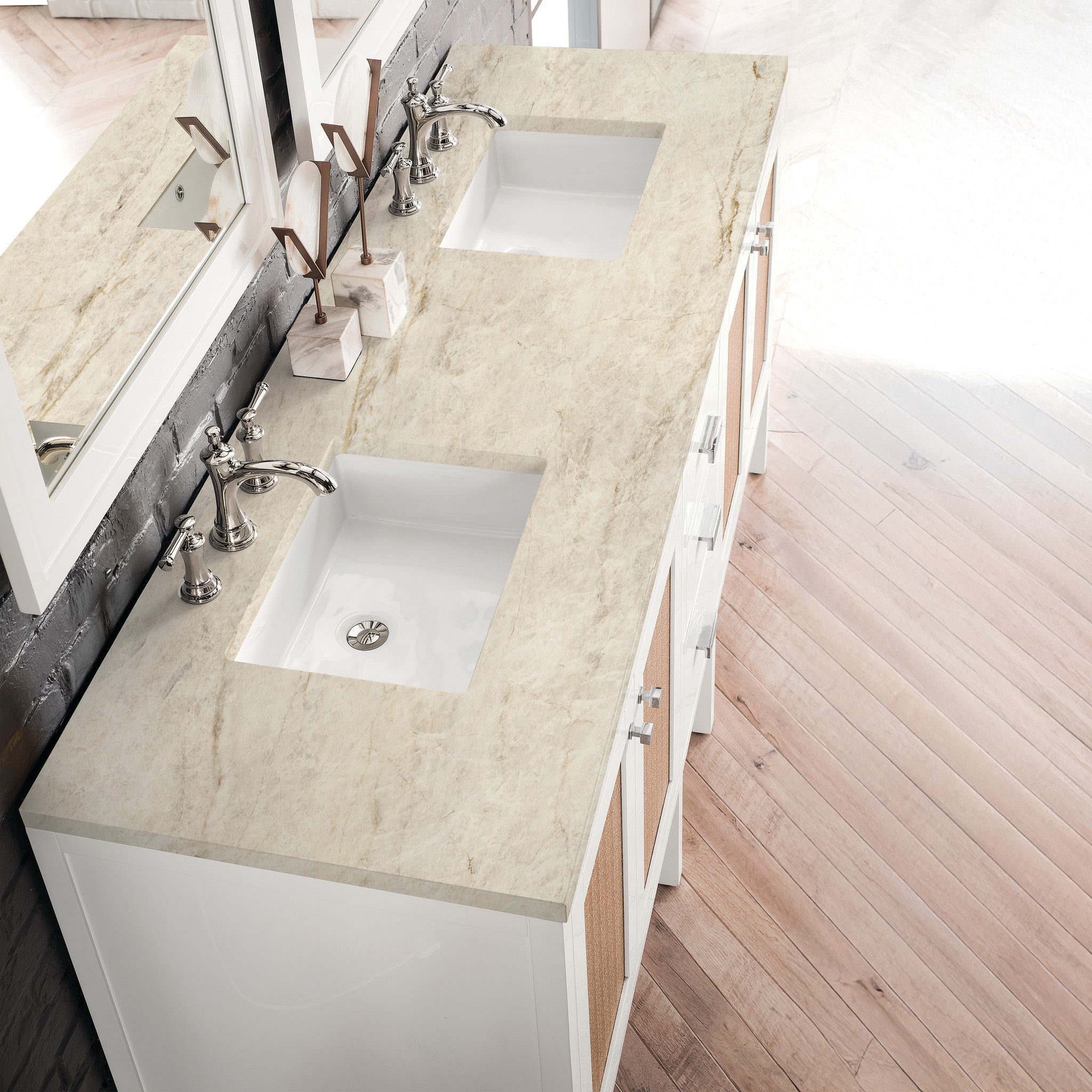72-addison-double-vanity-cabinet-in-glossy-white-by-james-martin-vanities-e444-v72-gw-tajnar-eclos-zero-silica image 3