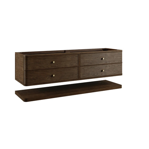 72" Allamari Double Vanity in Sable by James Martin Vanities