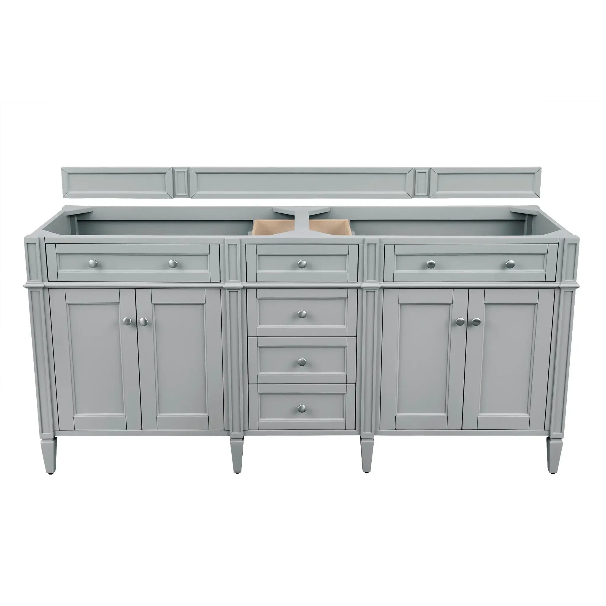 72" Brittany Double Vanity in Urban Gray-Cabinet Only-Not Available image