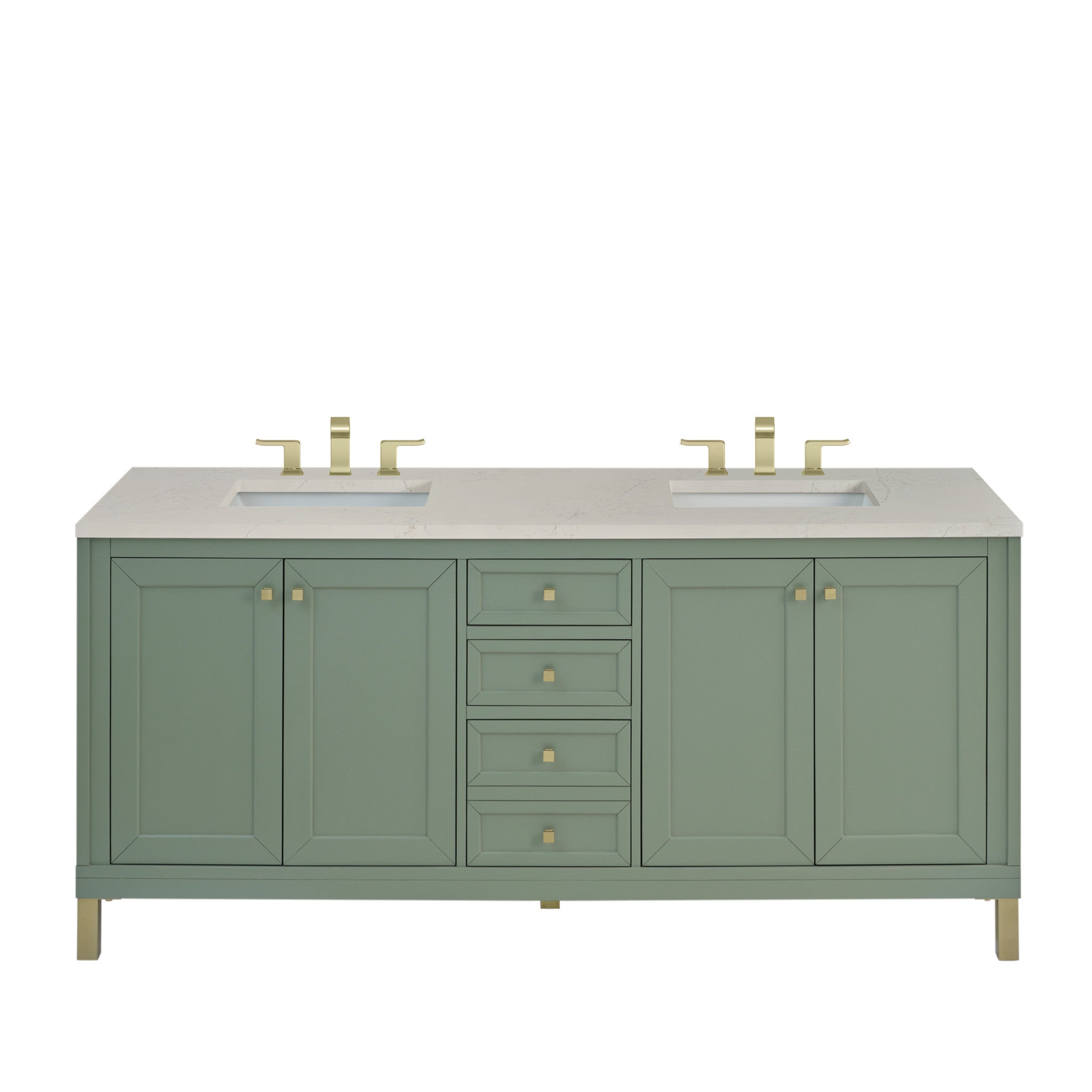 72-chicago-double-vanity-in-smokey-celadon-w-freepower-wireless-charger-by-james-martin-vanities-siberian-silestone image 1