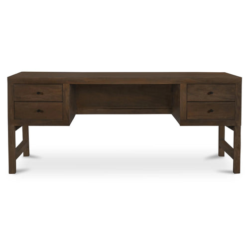 72" Dark Brown Neem Wood Desk with Drawers (BV-1039-20) by Moe's Home Collection