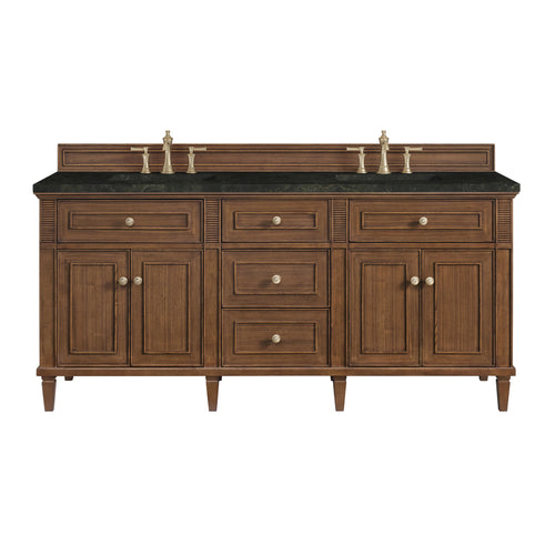 72" Lorelai Double Vanity in Mid-Century Walnut by James Martin Vanities