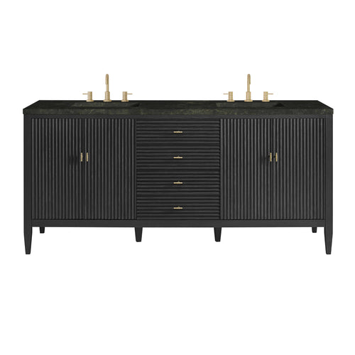 72" Myrrin Vanity in Carbon Oak by James Martin Vanities